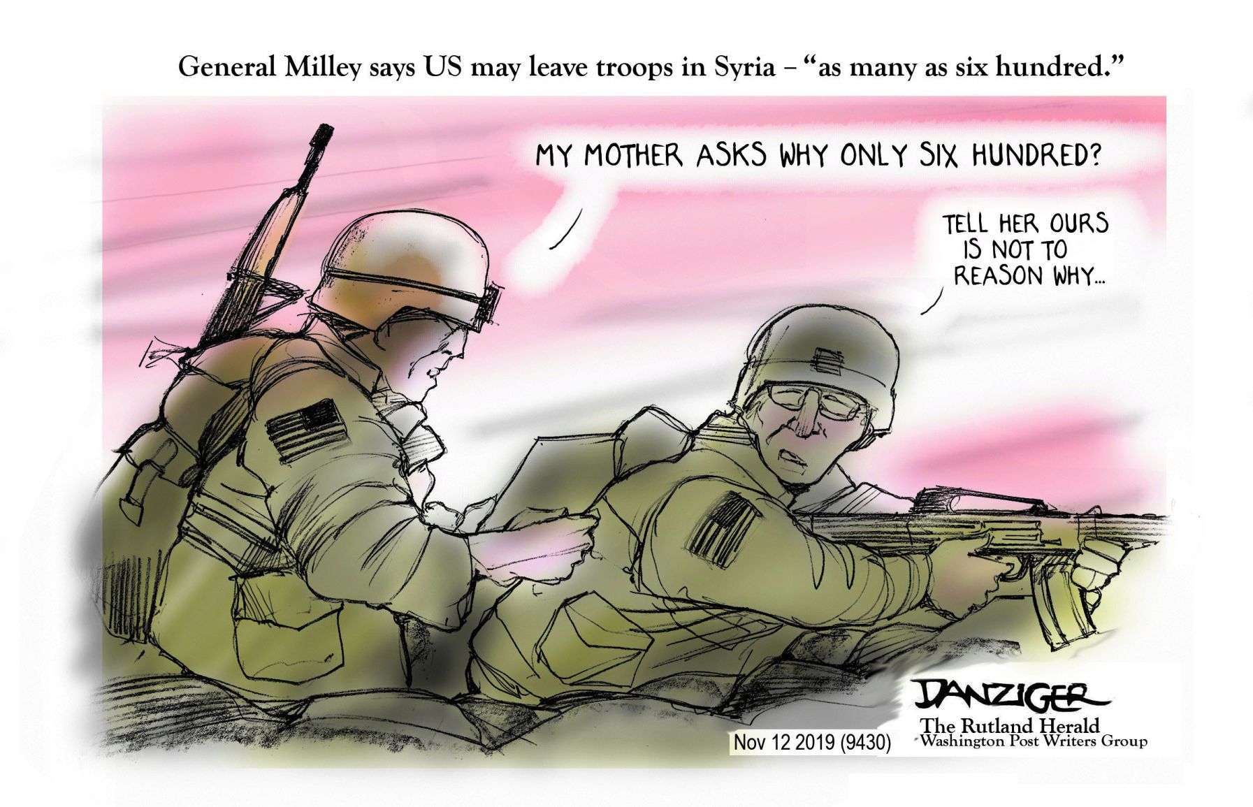 Jeff Danziger cartoon